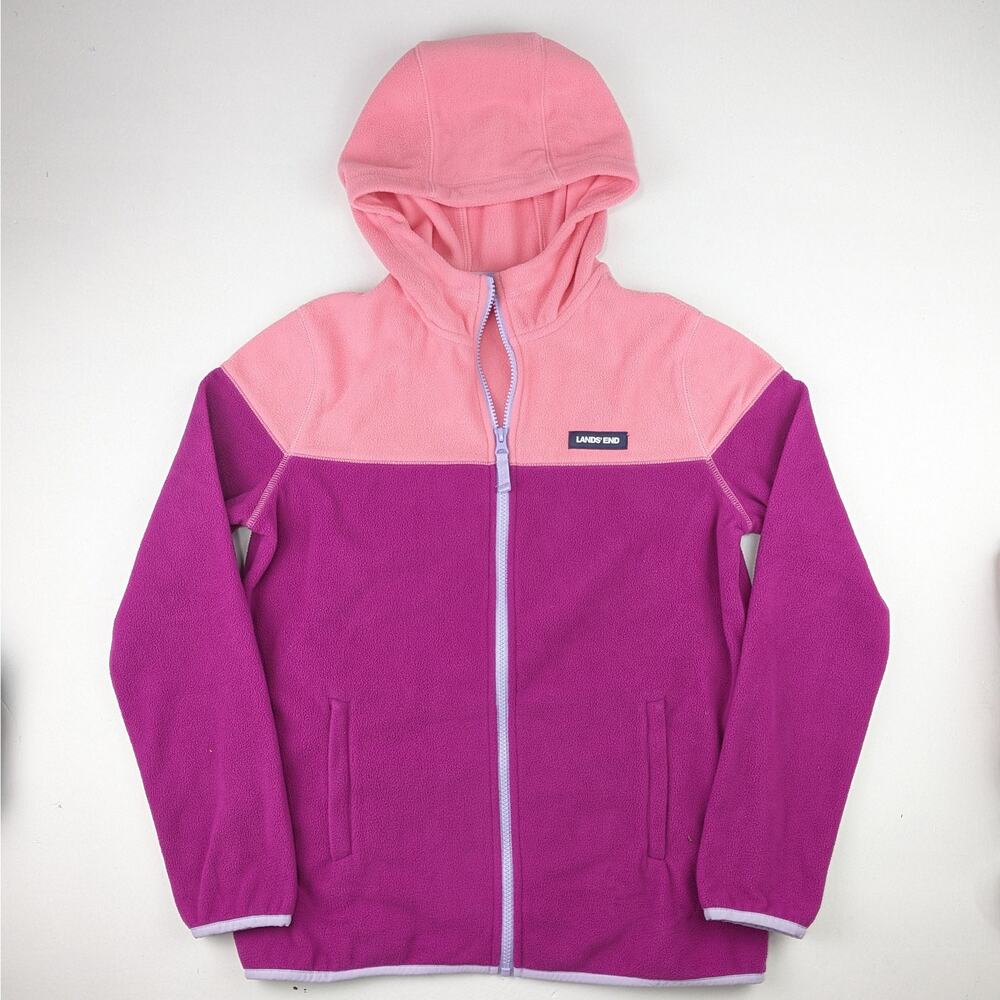 Lands' End Fleece Hooded Jacket